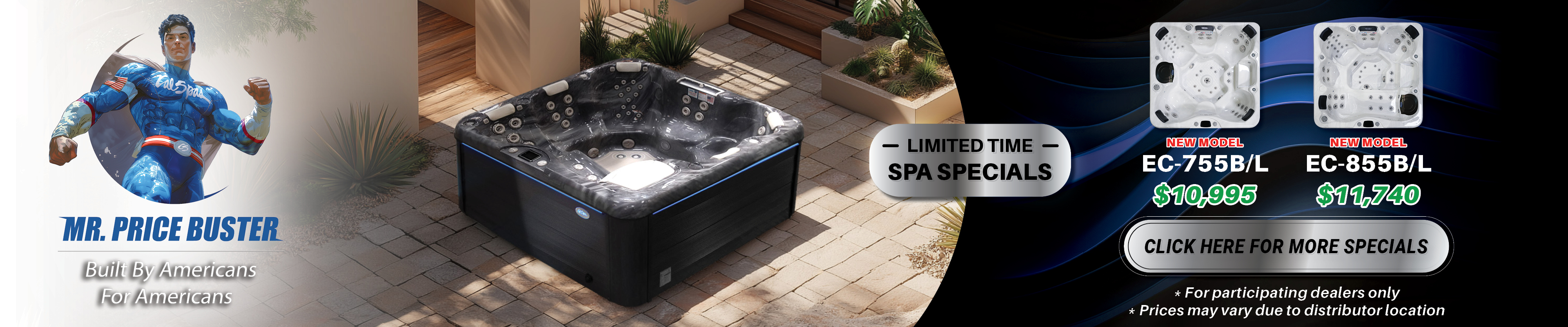 Calspas hot tub being used in a family setting - Michigan Center