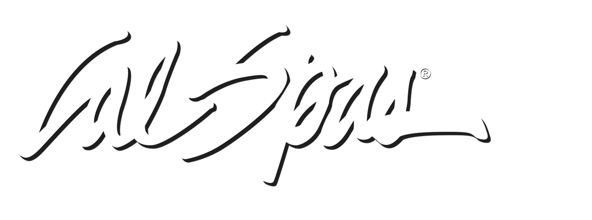 Calspas White logo hot tubs spas for sale Michigan Center
